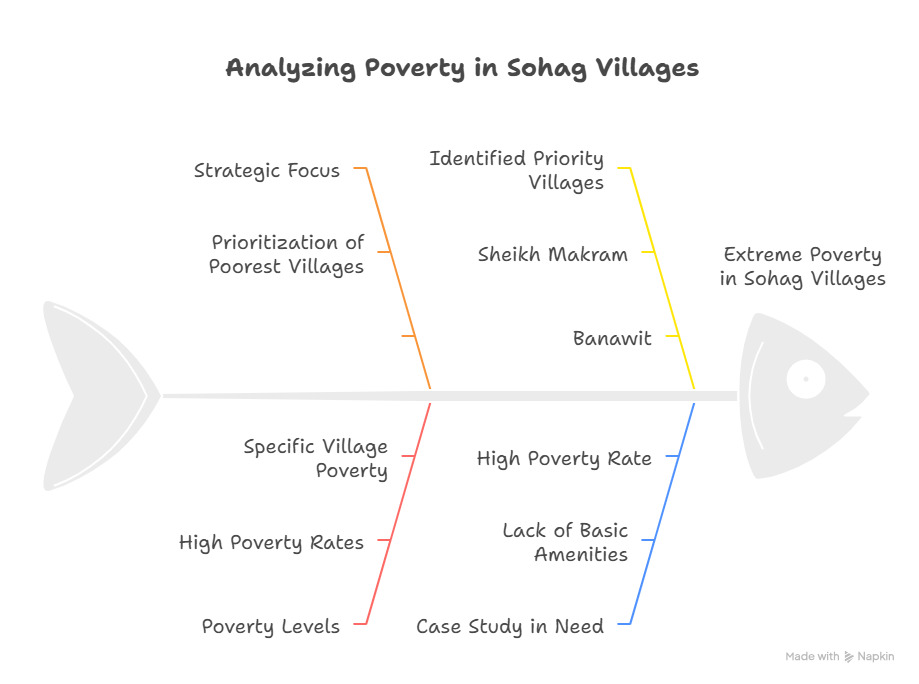 A resident of a Sohag village expressing hope, representing the focus of EWB's priority projects.